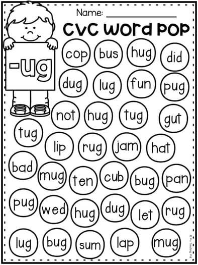 #Kindergarten_Fun_Worksheets #Kindergarten_Cvc_Words #Science_Kindergarten_Worksheets #Sight_Words_Kindergarten_Printables Cvc Words Worksheets 2nd Grade, Site Words Worksheet, An Words Worksheets For Kindergarten, Word Family Worksheets Kindergarten, Ela Activities Kindergarten, English Poems For Kids, Writing Cvc Words, Cvc Worksheets, Cvc Words Worksheets