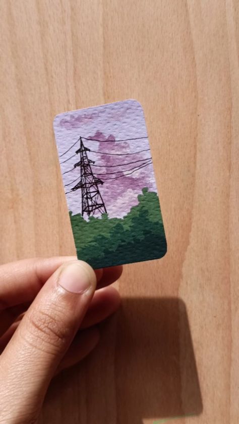 Deepanshi🌻Mixed-media Artist (@radiant.tint) • Instagram photos and videos Small Watercolour Painting, Mini Bookmarks, Cute Small Drawings, Embroidered Canvas Art, Art Pole, Buddha Art Drawing, Acrylic Painting Inspiration, Easy Flower Painting, Illustration Art Kids