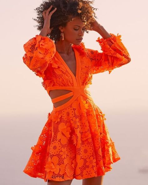 SHEIKE on Instagram: "Step into a world of colour and embrace playful textures with our Bright Blooms Lace Dress 🧡 Shop now and get 25% off when you spend $250* *T&C’s apply. Find out more via link in bio #sheikestyle" Floral Print Frock, Princess Dress Fairytale, Satin Corset Dress, Plunge Mini Dress, Cutout Mini Dress, Orange Mini Dress, Floral Texture, Garden Party Dress, Crochet Mini Dress