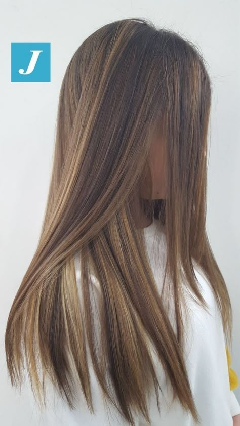 Gorgeous Hair Color, Brown Hair Balayage, Brown Blonde Hair, Long Straight Hair, Light Brown Hair, Brunette Hair Color, Blonde Highlights, Ombre Hair, Balayage Hair