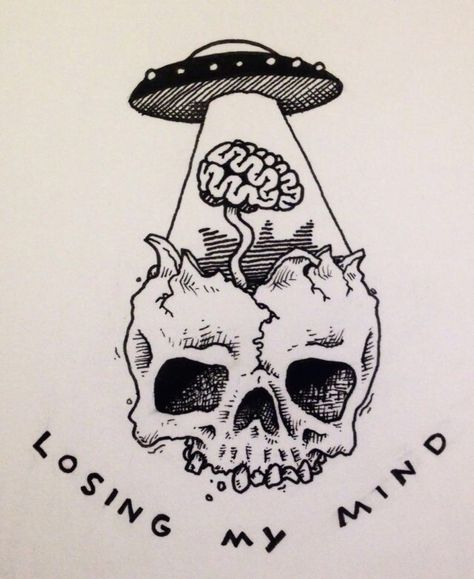 Losing my mind Alfabet Font, Tato Henna, Alien Tattoo, Geniale Tattoos, Butterfly Tattoos, Matching Tattoo, Design Drawings, A Skull, Nature Tattoos