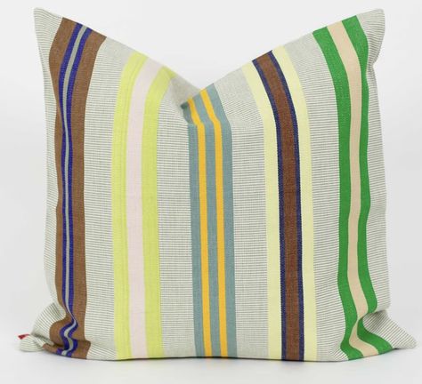 Couch Makeover, Small Corner Sofa, World Of Craft, Fireside Chairs, Outdoor Entertaining Spaces, Outdoor Cushion Covers, Striped Cushions, Textile Crafts, Small Sofa