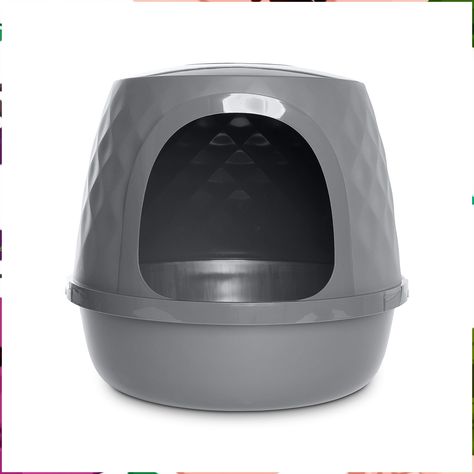 Petco Brand - So Phresh Geometric Covered Cat Litter Box Cat Litter Box Diy, Litter Box Cake, Cat Litter Box Ideas, Litter Box Ideas, Bunny Litter Box, Hiding Cat Litter Box, Diy Litter Box, Invisible Fence, Cat Litter Box Enclosure