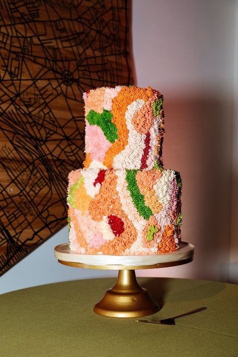 Dance, Dance, Dance - Loud Chic Vibes at a Funky Wedding in San Francisco — Wed Vibes Media Wedding Cake Colorful, Funky Wedding Cakes, Colorful Wedding Cake, Colorful Wedding Cakes, Dance Dance Dance, Funky Wedding, Types Of Planners, Chic Vibes, Event Planning Company