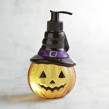 Pumpkin Spice Jack-o'-Lantern Soap Halloween Soap Dispenser, Halloween Led Lights, Halloween Soap, Paper Cocktail Napkins, Black Pumpkin, Candleholder Centerpieces, Goth Home Decor, Halloween Party Supplies, Halloween Home Decor