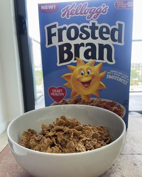 ☀️Mornings with Kellogg’s Frosted Bran Cereal. Great source of fiber, healthy, crispy, toasted whole grain and bran flakes with just the right amount of sweetness. Enjoyable bowl of cereal and also perfect to combine over yogurt or alone as a crispy snack. ✨Thanks @kelloggsus @influenster #complimentary #kelloggscereal #frostedbran #frostedbrancereal Bran Flakes, Source Of Fiber, Bran Cereal, Bowl Of Cereal, Sources Of Fiber, Yogurt, Cereal, Toast, Grain