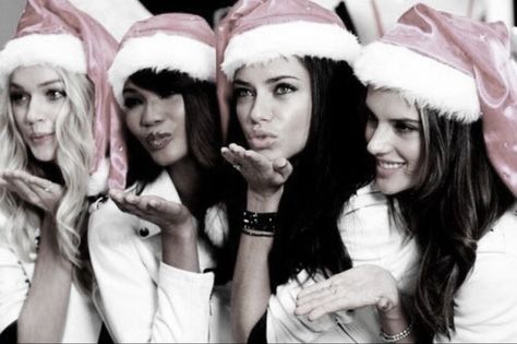 Victoria Secret, Hats, Christmas, Pink