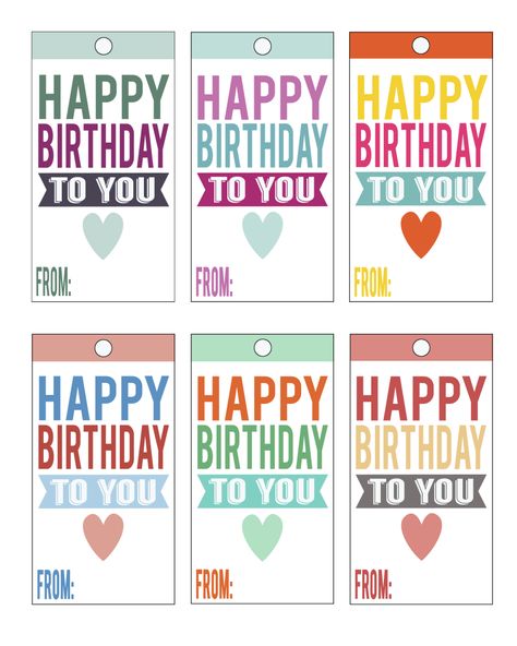 Birthday Tags Printable, Birthday Gift Tags Printable, Free Birthday Gifts, Box Template Printable, Happy Birthday Tag, Birthday Tag, Gift Tags Birthday, Happy Birthday Printable, Birthday Gift Tags