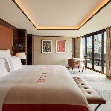 Bulgari Hotel Paris, Hotel Room Interior Luxury, Bulgari Hotel Bali, Luxury Hotel Room Bedroom Suites, Bulgari Hotel Milan, Bulgari Hotel London, Bulgari Hotel, Bvlgari Hotel, Hotel Room Interior