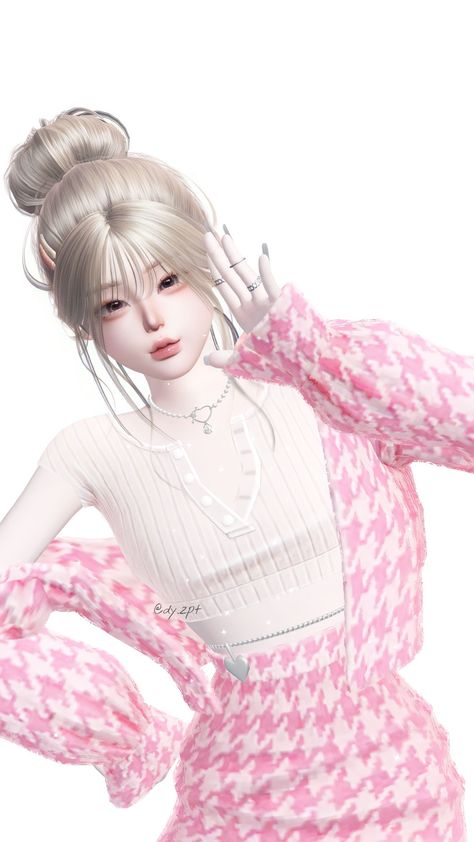 Zepeto Preppy, Zepeto Character Ideas, Zepeto Avatar Ideas, Zepeto Avatar, Zepeto Character, Zepeto Looks Ideas, Sims 4 Body Mods, Life Makeover, Fairy Girl