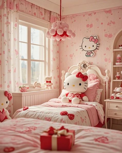 Hello Kitty Bedrooms💕 Shop now at GoodChoyice.com or click LINK IN BIO 🛍️ We ship worldwide.🙌 Follow @goodchoyiceoffcial for more kawaii lifestyle posts and order packaging content. ♡ ♡ ♡ ♡ ♡ #sanrio#kuromi#pochacco#cinnamoroll#mymelody#hellokitty#kawaii#hellokittycore#pompompurin#asmr#satisfying#gift#kuromicore#sanriogirl#hellokittyaddict#kuromiandmymelody#usa#phonecase Hello Kitty Bedroom Ideas, Hello Kitty Bedroom Decor, Pochacco Cinnamoroll, Kawaii Lifestyle, Hello Kitty Bedroom, Order Packaging, Hello Kitty Rooms, Hello Kitty Images, Cute Room Ideas