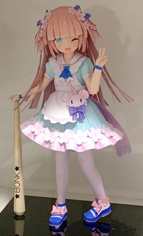 Paper Anime Figure Template, Papercraft Figure Template, Anime Papercraft Templates, Paper Figures Anime, Paper Action Figures, Paper Figure Template, 3d Paper Doll, 3d Papercraft Templates, Anime Papercraft