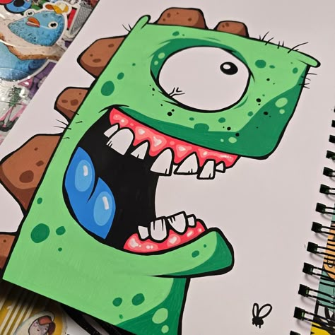 Let's keep it simple and draw a monster using Posca pens! #doodlewithkorp Homemade Board Game, Posca Ideas, Draw A Monster, Paint Pens Art, Fire Drawings, Random Drawing Ideas, Drawing Graffiti, Joker Drawings, Posca Markers