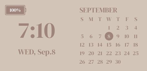 Calendar Widget Icon, Calendar Widget Design, Bear Widget, Template Brown, Calendar Widget, Clock Widget, Home Screen Design, Widget Design, Cool Clocks