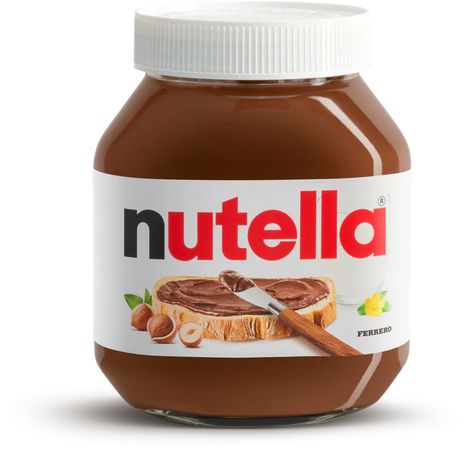 Jar Glass New Label | Nutella Nutella Label, Chiquita Banana, Nutella Jar, Nutella Spread, Sandwich Spread, Chocolate Hazelnut Spread, Chocolate Spread, Nutella Recipes, Sushi Roll