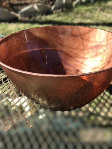 You searched for Copper bowl | Create Whimsy Windmill Wall Decor, Painted Curtains, Table Runner Diy, Diy Bowl, Diy Kitchen Decor, Copper Bowl, Diy Decor Ideas, Dollar Tree Diy Crafts, Plastic Bowls