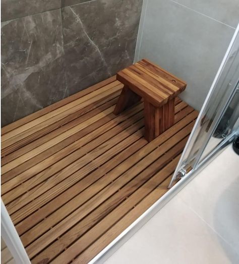 Custom Size Iroko Teak Oiled Shower Mat Foldable Bath Mat - Etsy Wooden Shower Floor, Wood Shower Floor, Bamboo Shower Floor, Shower Mat Ideas, Wooden Bath Mat, Outdoor Shower Teak Floor, Teak Wood Shower Floor, Teak Shower Mat Bathroom, Bamboo Floor Mat Bathroom