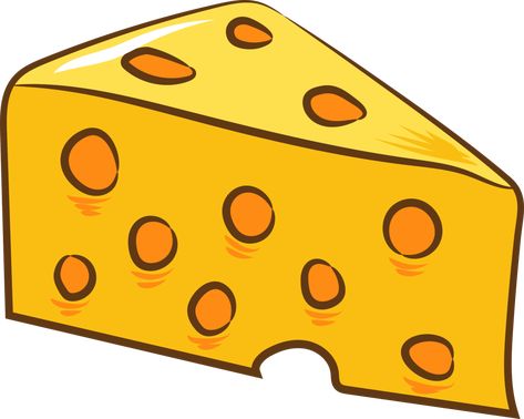 Cheese Clipart, Cheese With Holes, Cheese Drawing, Block Of Cheese, Cute Drawing, Clipart Design, Teacher Ideas, Easy Projects, Free Png