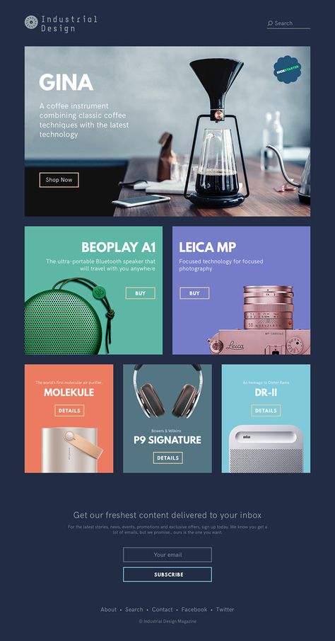 Industrial Design Magazine Template - Free PSD Website Layout Template, Free Psd Files, Ux Design Inspiration, Website Design Layout, Web Inspiration, Web Layout Design, Design Industrial, Design Magazine, Website Layout