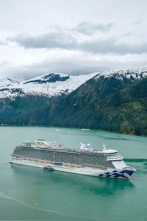 Discover the wild beauty of Alaska aboard Princess Cruises' Discovery Princess as it sails through the breathtaking Endicott Arm. Surrounded by towering cliffs, cascading waterfalls, and icy blue glaciers, this stunning moment captures the essence of adventure and luxury. Perfect for cruise lovers and nature enthusiasts dreaming of their next great escape.