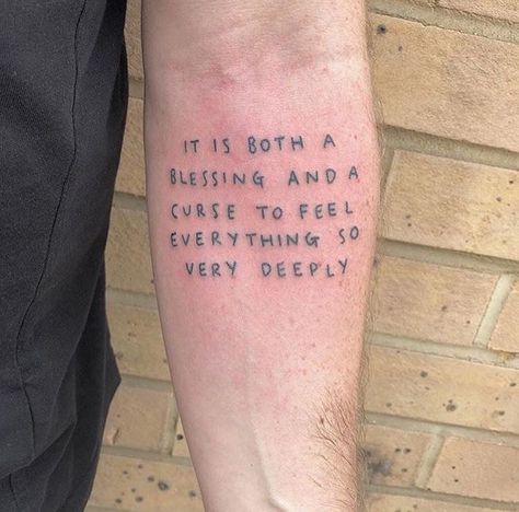 3am Tattoo, Poetry Tattoo Ideas, Bpd Quote Tattoos, Freefall Tattoo, Tattoos Ideas Bpd, Deep Tattoo Ideas, Writing Tattoos, 1 Tattoo, Dope Tattoos