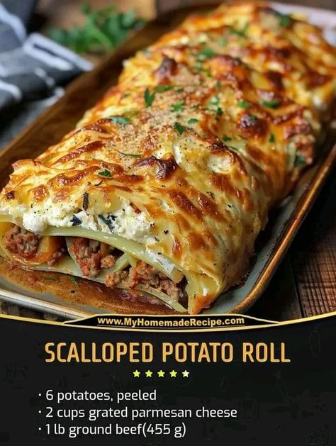 Valerie Bertinelli Recipes | Scalloped Potato Roll | Facebook Scalloped Potato Roll, Valerie Bertinelli Recipes, Homesteading Recipes, Hamburger Rolls, Scalloped Potato, Potato Roll, Valerie Bertinelli, Pork Steak, Scalloped Potatoes