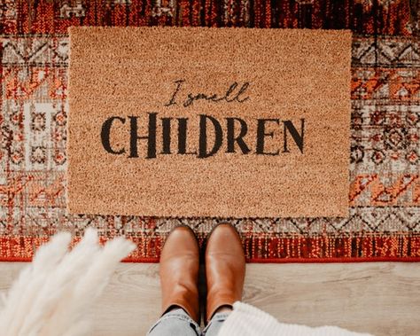 Doormat Ideas, Porch Mat, Door Mat Diy, Funny Welcome Mat, Doormat Funny, Go Your Own Way, Coir Mat, Custom Mats, Front Door Mats