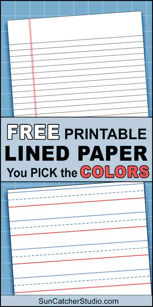 Free Printable Lined Paper (Handwriting, Notebook Templates) – DIY Projects, Patterns, Monograms, Designs, Templates Free Printable Lined Paper, Good Notes Daily Planner, Handwriting Paper Template, Notebook Paper Printable, Tracing Alphabet Letters, Handwriting Notebook, Handwriting Template, Notebook Paper Template, Paper Template Free