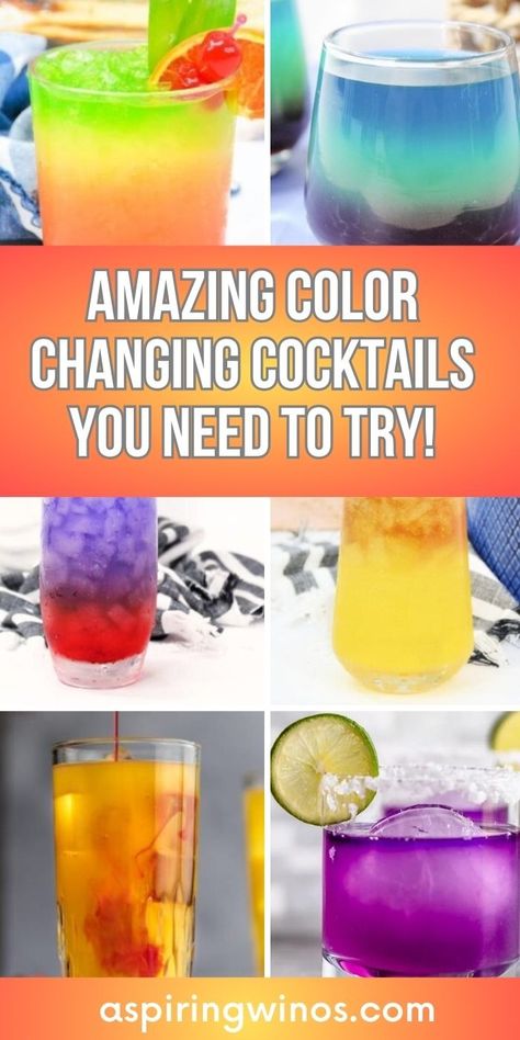 Unveiling the Magic: Discover the Allure of Color Changing Cocktails | Color changing cocktails | Must try cocktail recipes | cocktails that change colors | amazing color changing cocktail recipes #ColorChanging #Cocktails #CocktailRecipes #ColorChangingCocktails #AmazingCocktails Colour Changing Cocktails, Color Changing Cocktails, Color Changing Drinks, Coloured Cocktails, Colourful Cocktails, Christmas Mocktails, Cocktail Drinks Alcoholic, Colored Sugar, Alcoholic Beverage