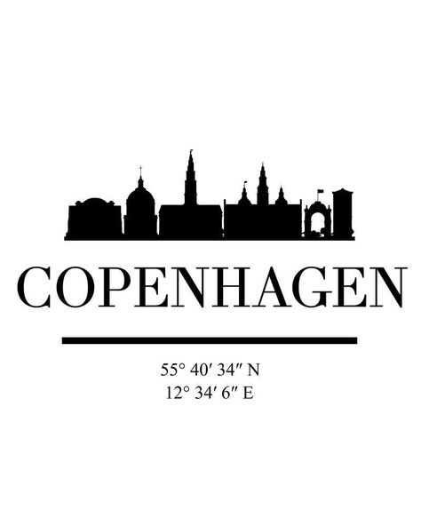 Ig Hacks, Logo Instagram, Travel Theme, Skyline Art, Black Silhouette, Bucket List Travel, Instagram Logo, Copenhagen Denmark, Highlight Icons