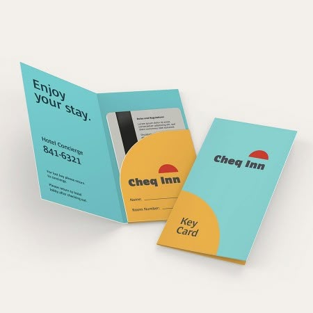 Key Card Holders for Hotel, Membership and Credit Cards | UPrinting Hotel Key Cards, Hotel Concierge, Hotel Card, Custom Folders, Credit Card Design, Foil Business Cards, Square Business Cards, Gift Card Design, Graphic Design Cards