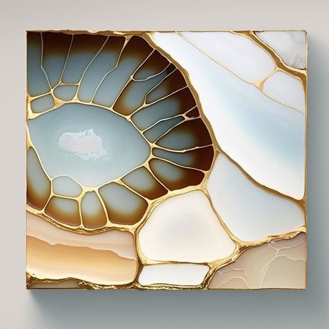 Modern Resin Art, Geode Painting, Resin Art Canvas, Agate Art, Acrylic Painting Diy, Resin Geode, Resin Art Painting, Geode Art, Circle Metal Wall Art