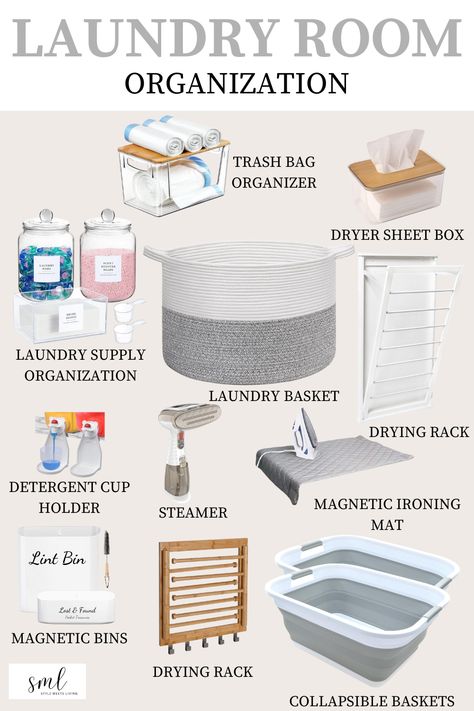 Elevate your laundry room with our handpicked selection of organization items! Discover ingenious solutions to declutter and streamline your space, turning your laundry area into a haven of efficiency. Explore the must-have essentials that make laundry day a breeze. Laundry Room Must Haves List, Laundry Must Haves, Organizing Techniques, Laundry Room Must Haves, Laundry Room Essentials, Laundry Room Supplies, Organize Laundry, Small Loft Apartments, Single Wide Remodel