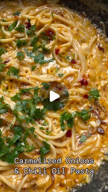 Tasty Tales Haven | Food Page on Instagram: "Caramelized Onion & Chili Oil Pasta: Sweet, savory caramelized onions meet the spicy kick of chili oil, creating a flavor explosion in every bite. Perfect for a quick dinner that’s anything but ordinary! 🍝🧅✨

Eat or Pass?
.
.
.

📹 & Recipe by: @cookwithchay

👉 Follow @tastytaleshaven for daily recipes!

I’ve always been an unapologetic foodie, which led me to start Tasty Tales Haven for fellow food lovers! In my search for a healthy balance, I discovered Intermittent Fasting (IF)—a game changer! Eat what you want, when you want, no fuss. 🎉

Curious about IF? I created a guidebook just for you. Click the link in bio to get your map to a healthier you! 🚀

#tastytaleshaven #pasta #chili #onion #dinner #caramelizedonion #chilioil #foodie #easy Chili Oil Pasta Recipe, Chili Oil Pasta, Caramelized Onion Pasta, Pasta Chili, American Meals, Recipes Using Pasta, Couscous Dishes, Oil Pasta, Scallop Pasta