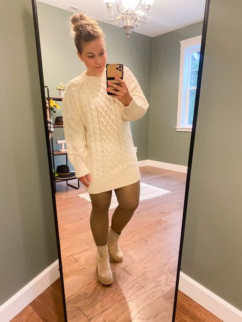 sweater dress, sweater dress outfit, sweater dress with boots, sweater dress women, fall outfits, fall outfits women, fall outfits aesthetic, fall outfits women 2023, amazon fashion, amazon must haves, amazon fashion finds, amazon fall fashion, amazon fall fashions women Sweater Dress Sneakers Outfit, Beige Mini Sweater Dress For Fall, Sweater Dress Outfit With Boots, Amazon Sweater Dress, Casual Beige Bodycon Sweater Dress, Casual Long Sleeve Beige Sweater Dress, Sweater Dress Amazon, Sweater Dress With Boots, White Sweater Dress Outfit