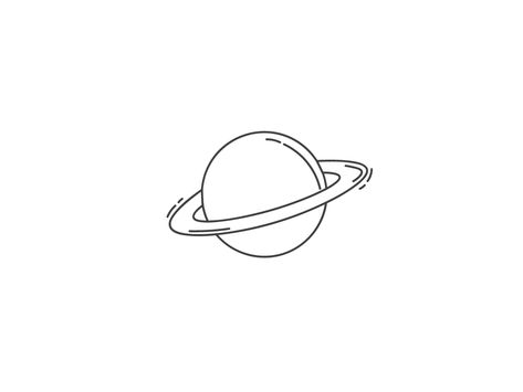 Saturn Cute Drawing, Saturn Sketch Drawings, Saturn Aesthetic Drawing, Moon And Saturn Drawing, Drawing Of Saturn, Saturn Doodle, Saturn Sketch, Saturn Drawing, Tattoo Ghost