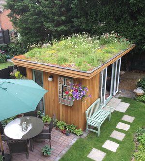 Roof Garden Plants, Garden On The Roof, Building A Garden, Turf Roof, Extensive Green Roof, Green Roof Garden, Turf House, Green Roof Building, Sedum Roof