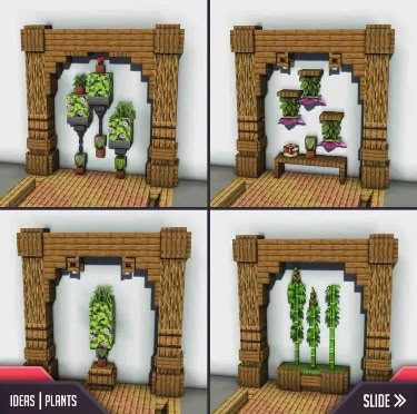 Minecraft Wall Designs, Minecraft Decor, Minecraft Wall, Case Minecraft, Minecraft Decoration, Rumah Minecraft Sederhana, Minecraft Structures, Minecraft Banner Designs, Minecraft Interior