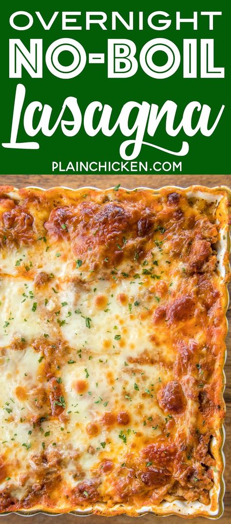 Overnight Lasagna Recipe, Sausage Spaghetti Sauce, Perfect Lasagna, Recipes With Lasagna Noodles, Easy Lasagna Recipe With Ricotta, Italian Sausage Spaghetti, Hamburger Recipes Easy, Pasta Recipes Easy Fast, Lasagna With Cottage Cheese