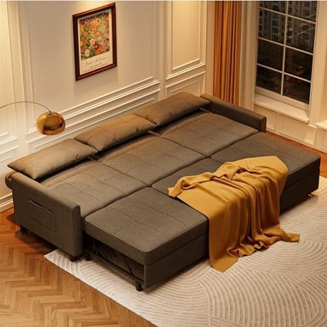 Apartment Dark, Sectional Sofa Bed, Family Bed, Sofa Bed Sleeper, Couch With Ottoman, Pull Out Couch, Pull Out Sofa Bed, Pull Out Sofa, Pull Out Bed