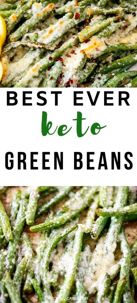 Keto Green Bean Side Dishes, Keto Dinner Recipes Vegetables, Keto Canned Green Bean Recipes, Healthy Keto Sides, Lowcarb Dinner Sides, Keto Bean Recipes, Green Bean Fries Keto, Green Bean Keto Recipes, Keto Green Beans Recipes