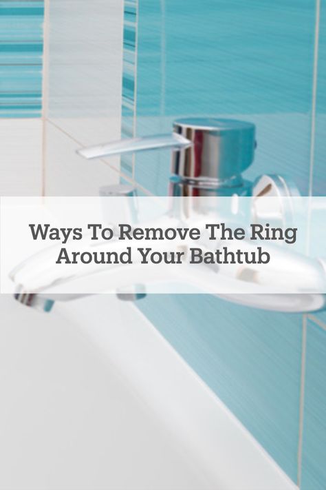 Ways to finally remove that difficult ring around your #bathtub! 🛁 Bathtub Ring Removal, Remove Bathtub, Cleaning With Peroxide, Old Bathtub, Clean Rings, Dark Rings, Fiberglass Shower, Hard Water Stain Remover, Bathtub Tile