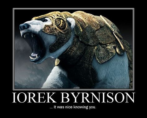 Armored bear, from The Golden Compass. Armored Bear, Golden Compass Movie, Air Buddies Movies, Iorek Byrnison, Compass Wallpaper, His Dark Materials Trilogy, Golden Compass, Wallpaper Maker, The Golden Compass