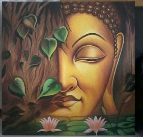 Budha Painting Water Colour, Ghat Painting, Customize Wallpaper, Budha Art, Buddha Painting Canvas, Indian Traditional Paintings, Buddha Art Drawing, Kerala Mural Painting, Buddha Art Painting