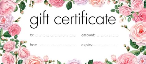 Pink Gift Certificate Template (2) - TEMPLATES EXAMPLE | TEMPLATES EXAMPLE Gift Certificate Template Printable Free Editable, Happy Birthday Gift Certificate Template Printable Free, Gift Voucher Template Printable Free, Gift Certificate Template Printable Free, Free Printable Gift Certificate Template, Gift Certificate Template Free, Gift Certificate Design, Voucher Template Free, Free Printable Gift Certificates