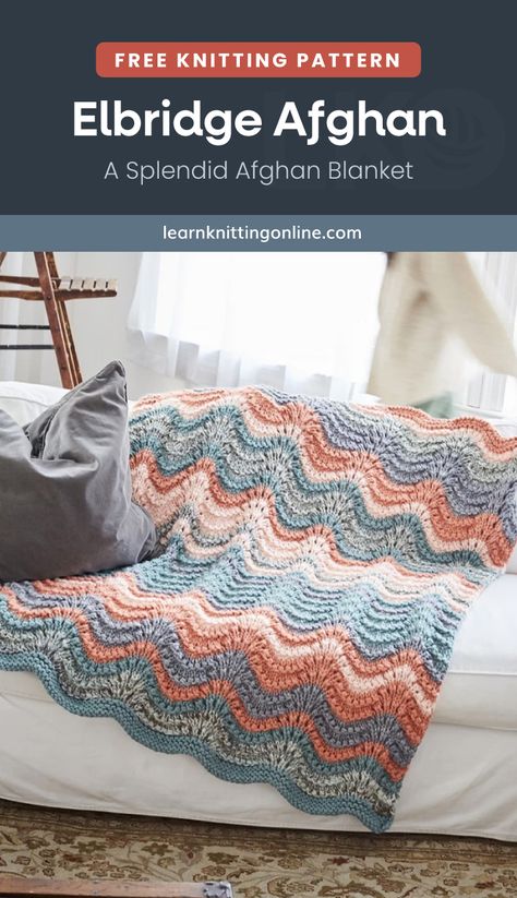 Knit Afghan Patterns Free, Beginner Blanket, Knit Throw Blanket Pattern, Winter Knitting Patterns, Knit Afghan Patterns, Fall Knitting Patterns, Knit Afghan, Summer Knitting Patterns, Easy Knitting Patterns Free