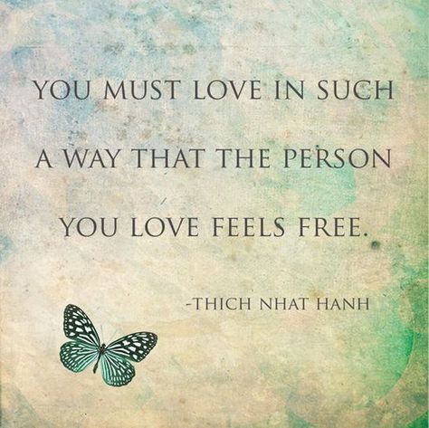 The #1 Thing Men Crave In Dating and Relationships - Freedom - Relationship Advide - Tich Nhat Hanh love quote Thich Nhat Hanh Quotes, Thich Nhat Hanh, About Love, A Quote, A Butterfly, Yoga Meditation, Healthy Relationships, Great Quotes, Wisdom Quotes