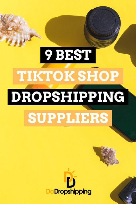 Join the TikTok selling hype! In this article, we share the 9 best dropshipping suppliers that you can use to sell products on TikTok Shop.  Click the Pin to learn more! Dropshipping Apps, Dropshipping Products To Sell, Best Dropshipping Products, Dropshipping Website, Digital Retail, Dropshipping Suppliers, Dropshipping Products, Ebay Account, Dropshipping Business