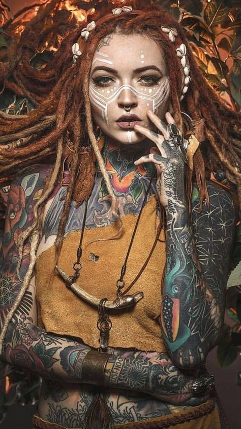 Morgin Riley, Smink Inspiration, Full Body Tattoo, Foto Tips, Fantasy Makeup, Facepaint, Tattoo Girls, Body Tattoos, Face Art