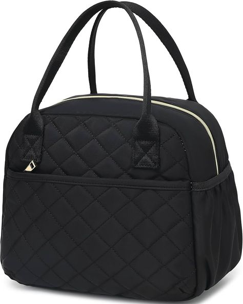 Amazon.com: CAMTOP Lunch Box for Women Insulated Lunch Bag Lunchbox Cooler Thermal Leakproof Quilted Reusable Lunch Tote Bag for Work School Travel Picnic: Home & Kitchen Aesthetic Lunchbox Bag, Cute Lunch Boxes For Teens, Aesthetic Lunch Bags, Rice Soups, Fruits Breakfast, Teen Boxing, Tote Bag For Work, Food Containers Lunch, Lunch Boxes For Women